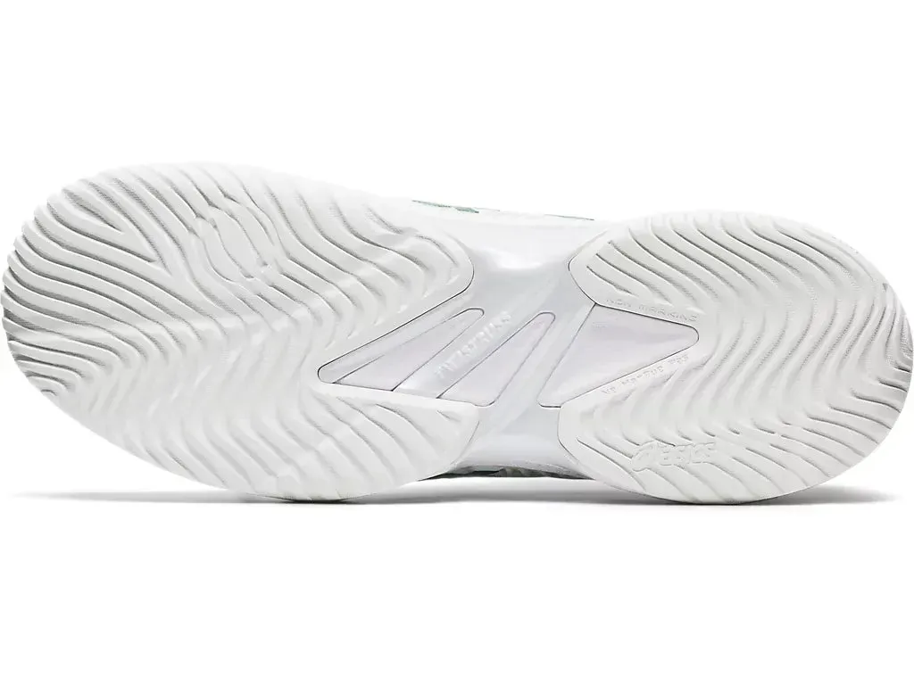 ASICS Court FF Novak Tennis Shoes in White/Green Size US 7.5