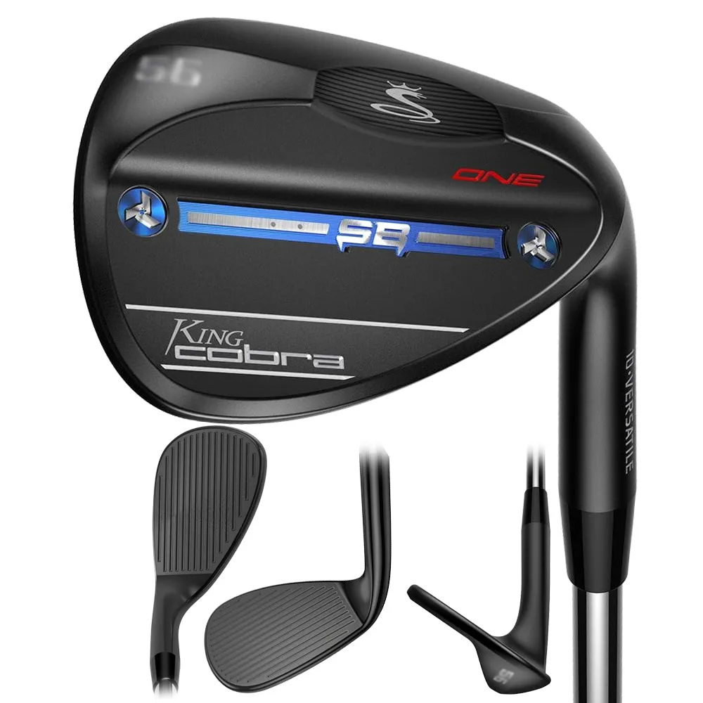 Cobra King Black One Length Wedge with Snakebite Grooves 2022