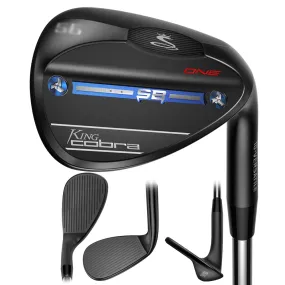Cobra King Black One Length Wedge with Snakebite Grooves 2022