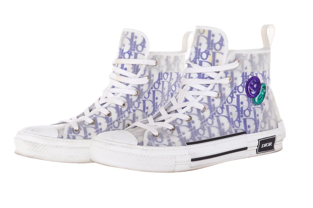 Dior Men's Kenny Scharf B23 High-Top Sneakers SZ 45