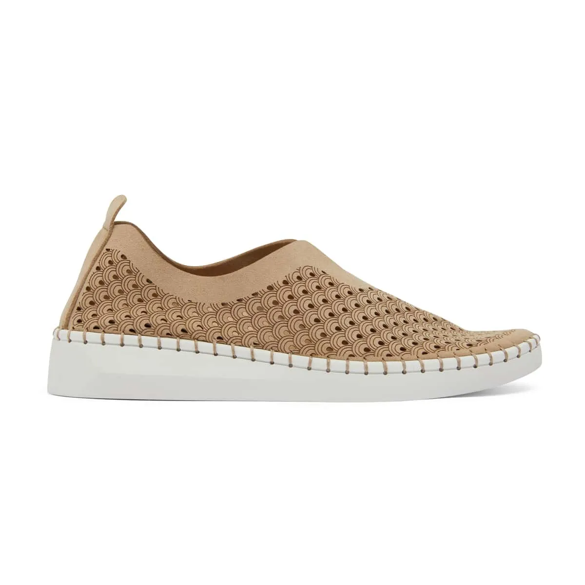 Dot Sneaker in Taupe Micro