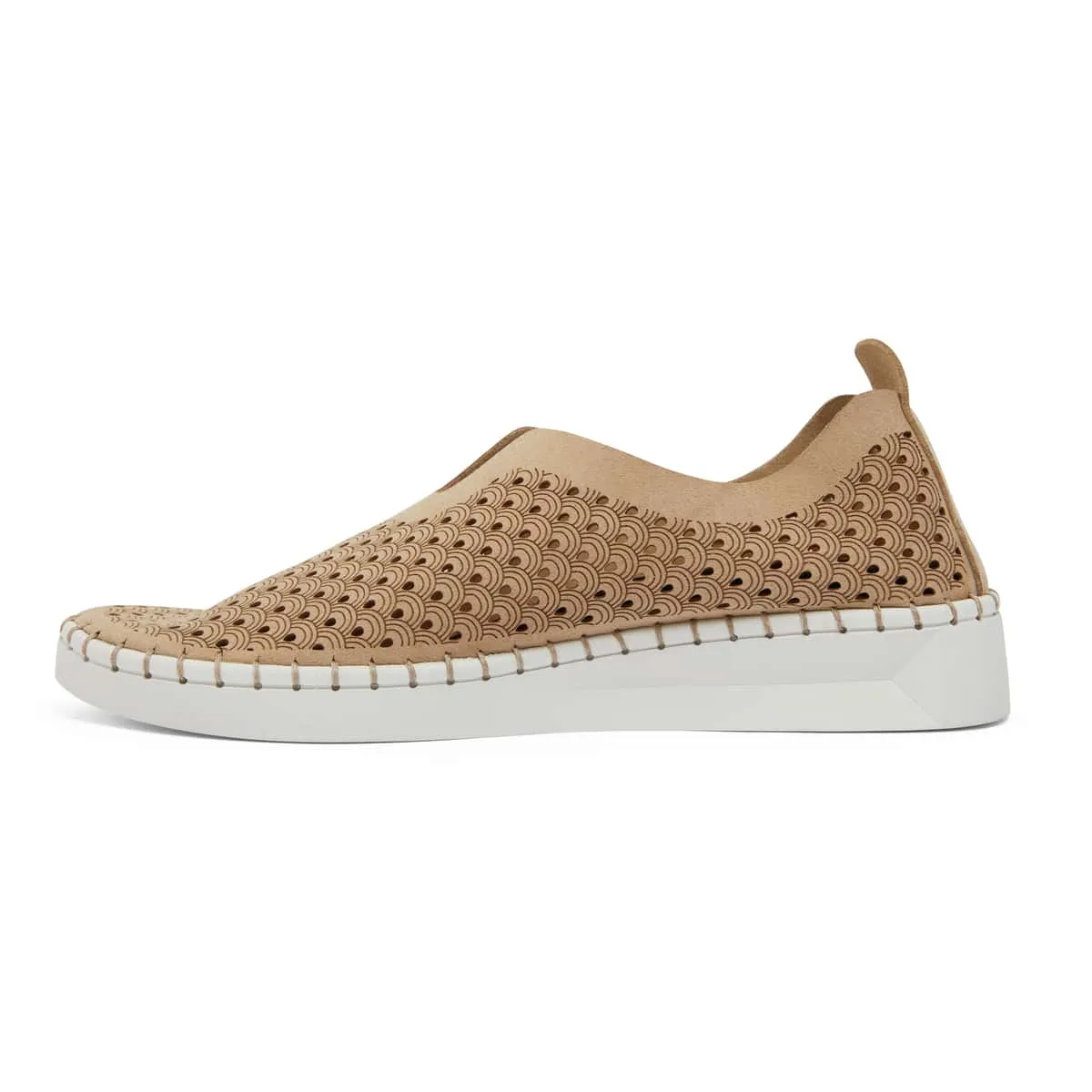 Dot Sneaker in Taupe Micro