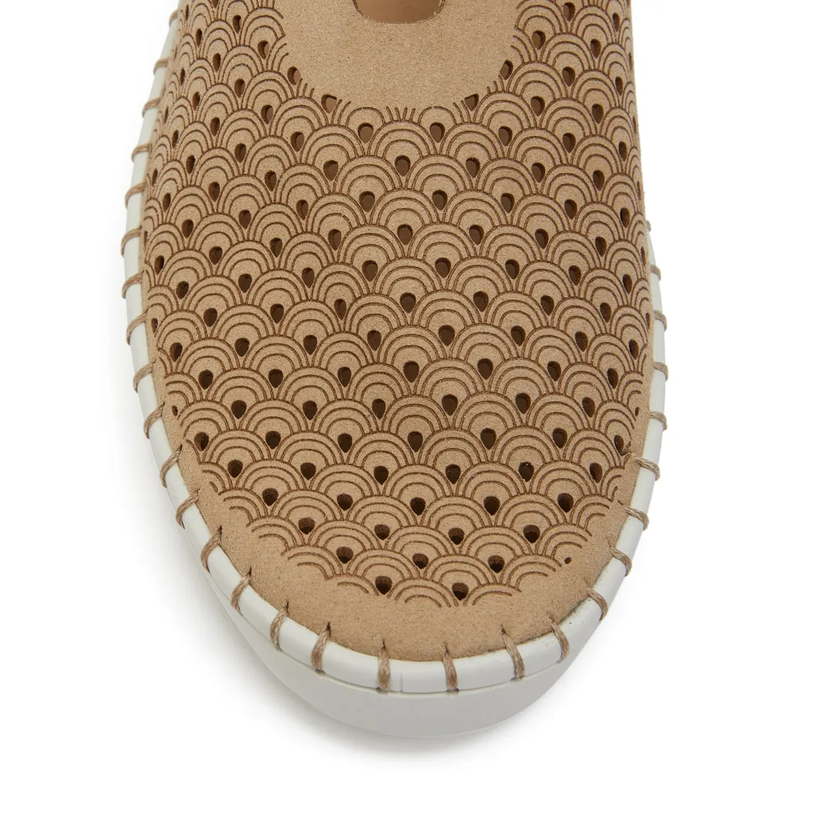 Dot Sneaker in Taupe Micro