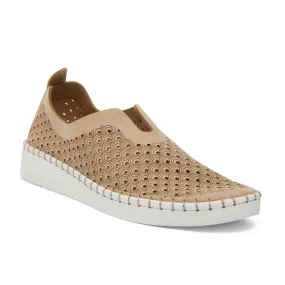 Dot Sneaker in Taupe Micro