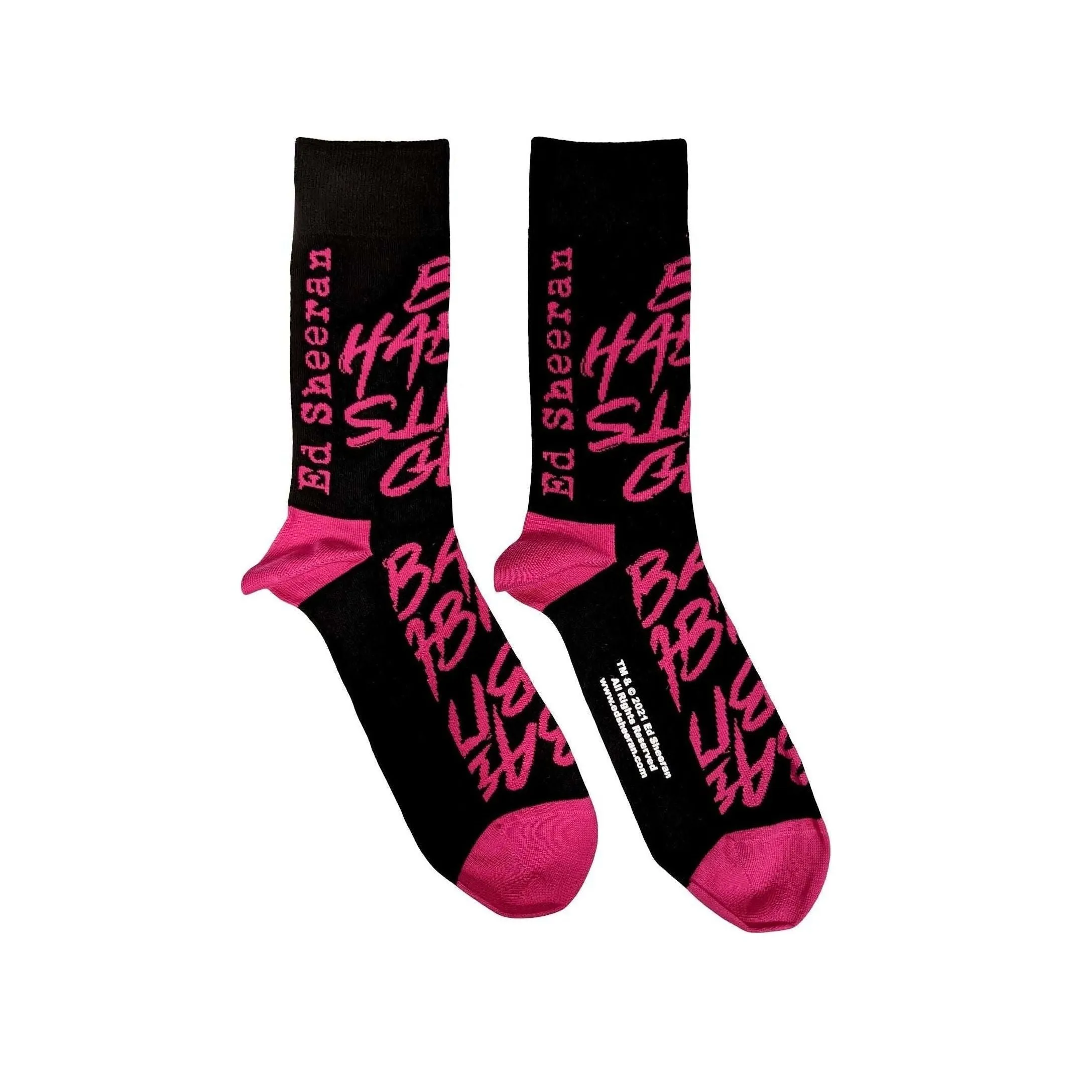 Ed Sheeran Unisex Ankle Socks: Bad Habits (UK SIZE 7 - 11)