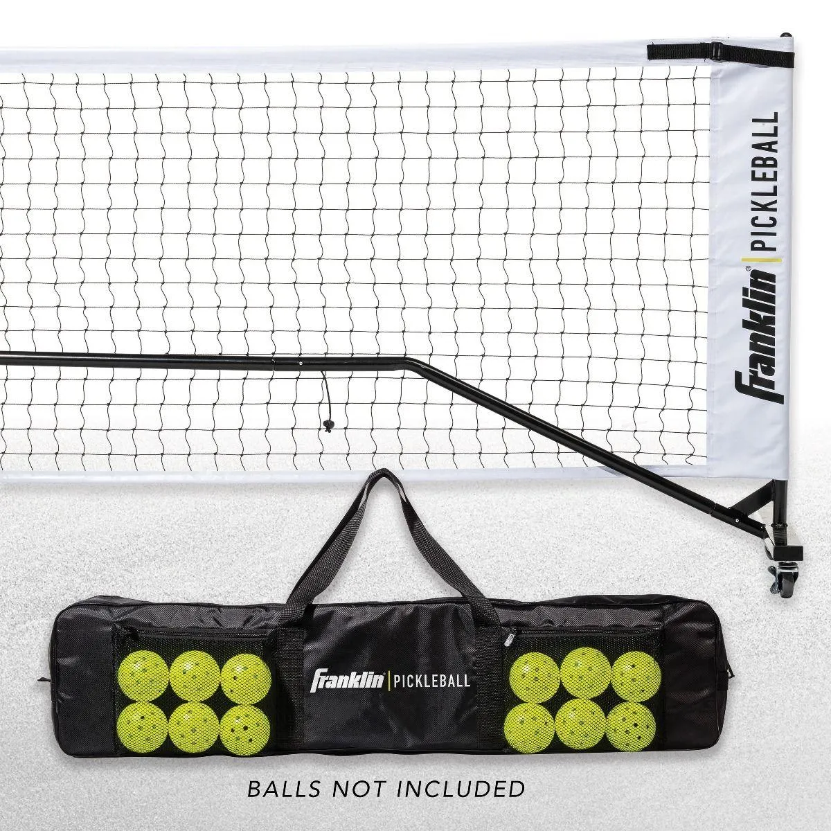 FRANKLIN PORTABLE PICKLEBALL NET SYSTEM W/ WHEELS
