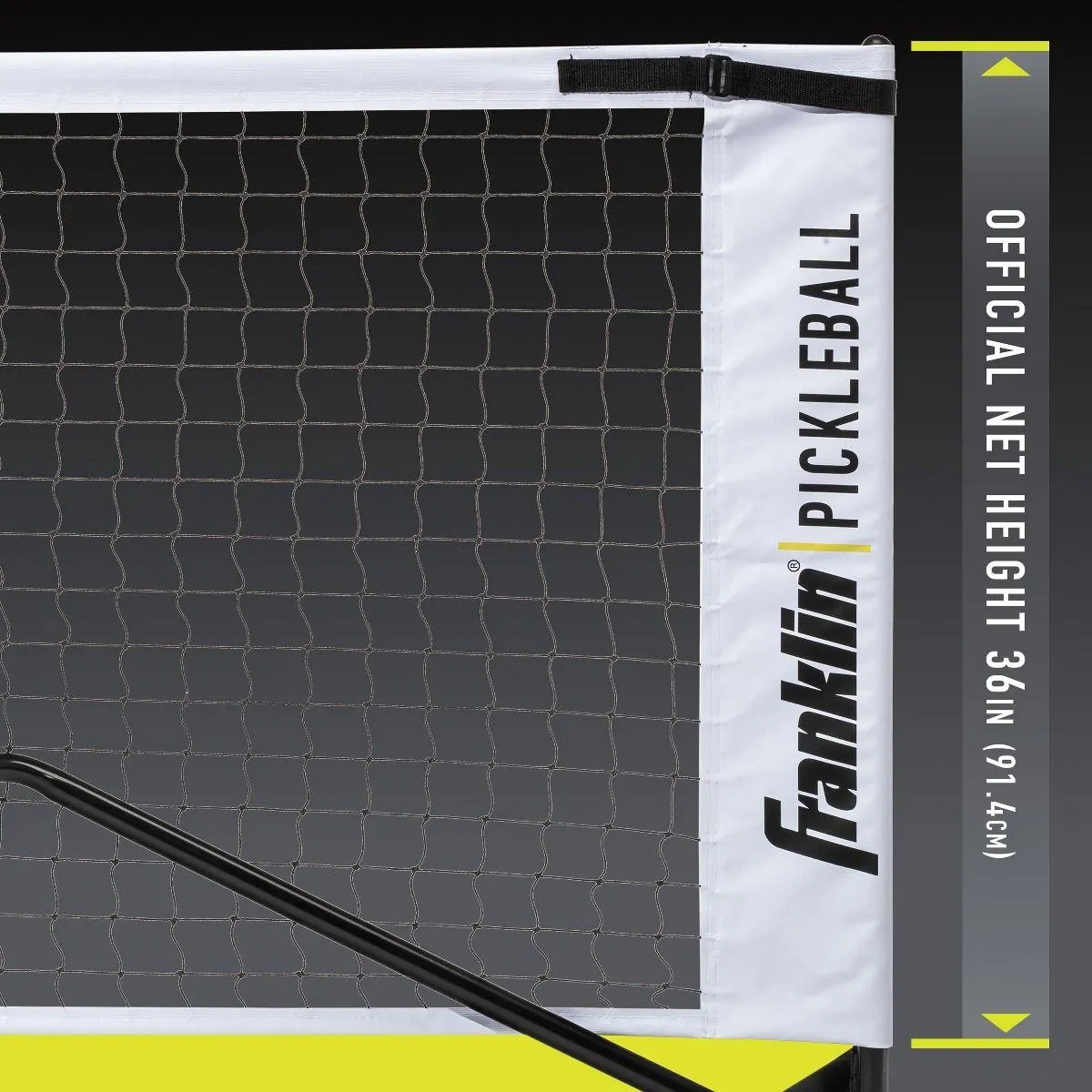 FRANKLIN PORTABLE PICKLEBALL NET SYSTEM W/ WHEELS
