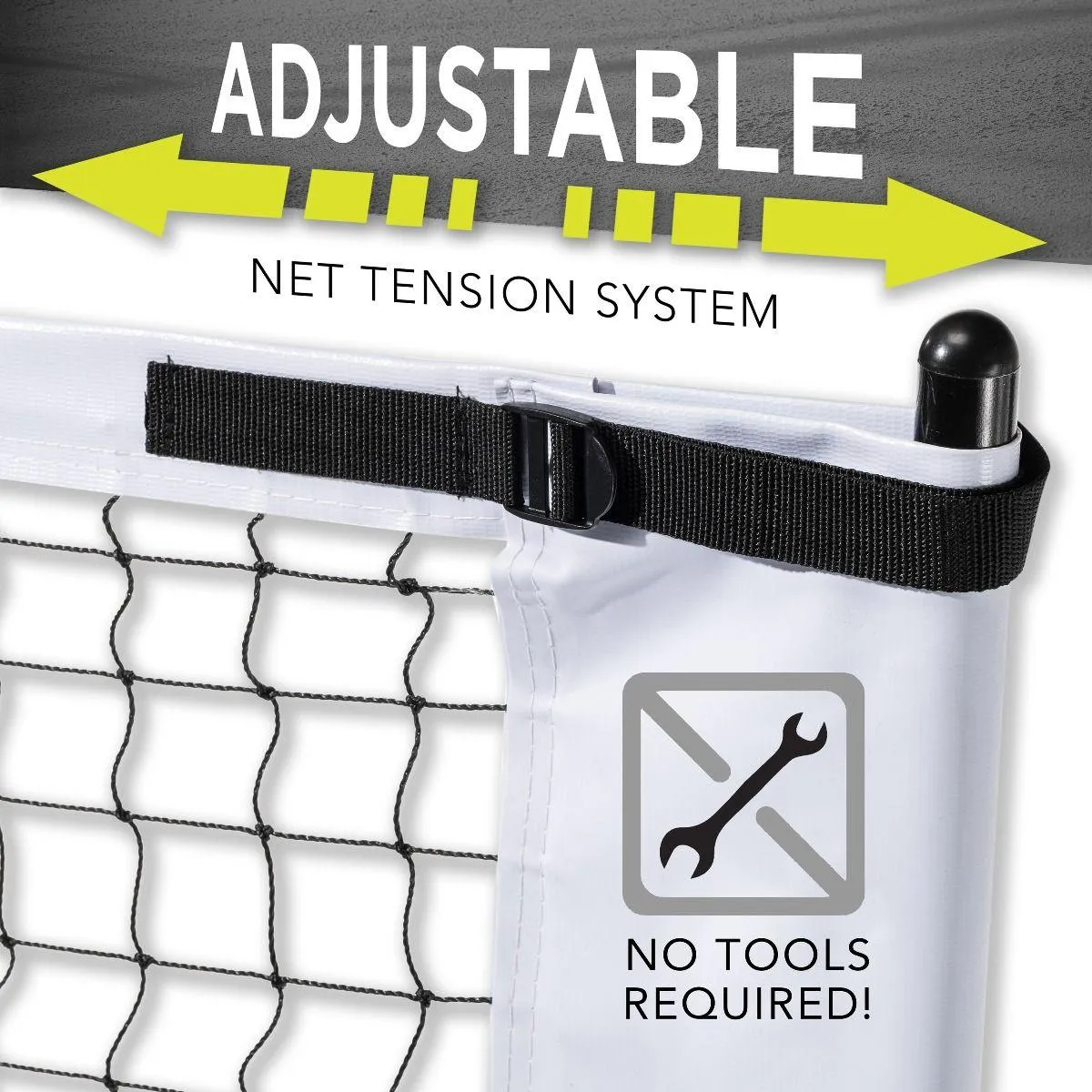 FRANKLIN PORTABLE PICKLEBALL NET SYSTEM W/ WHEELS