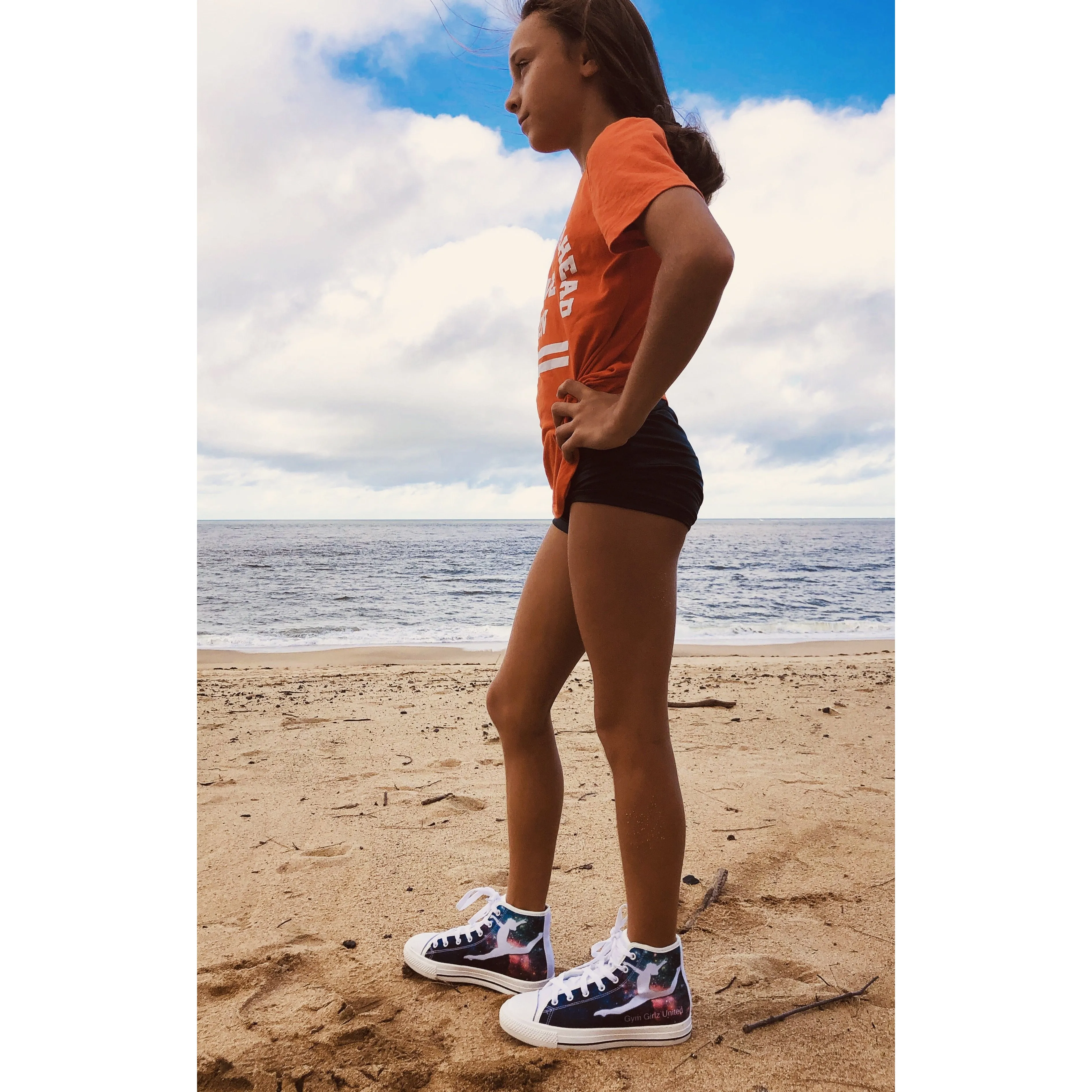 Galaxy Gymnast Canvas High Top Shoe - Kids