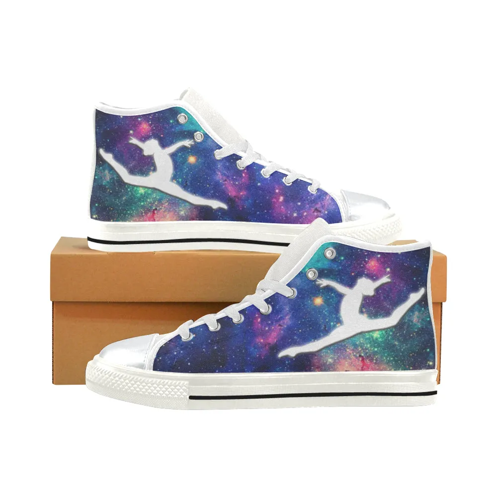 Galaxy Gymnast Canvas High Top Shoe - Kids