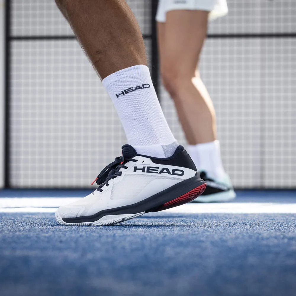 Head Motion Team Padel Shoes (White/Black/Blue)