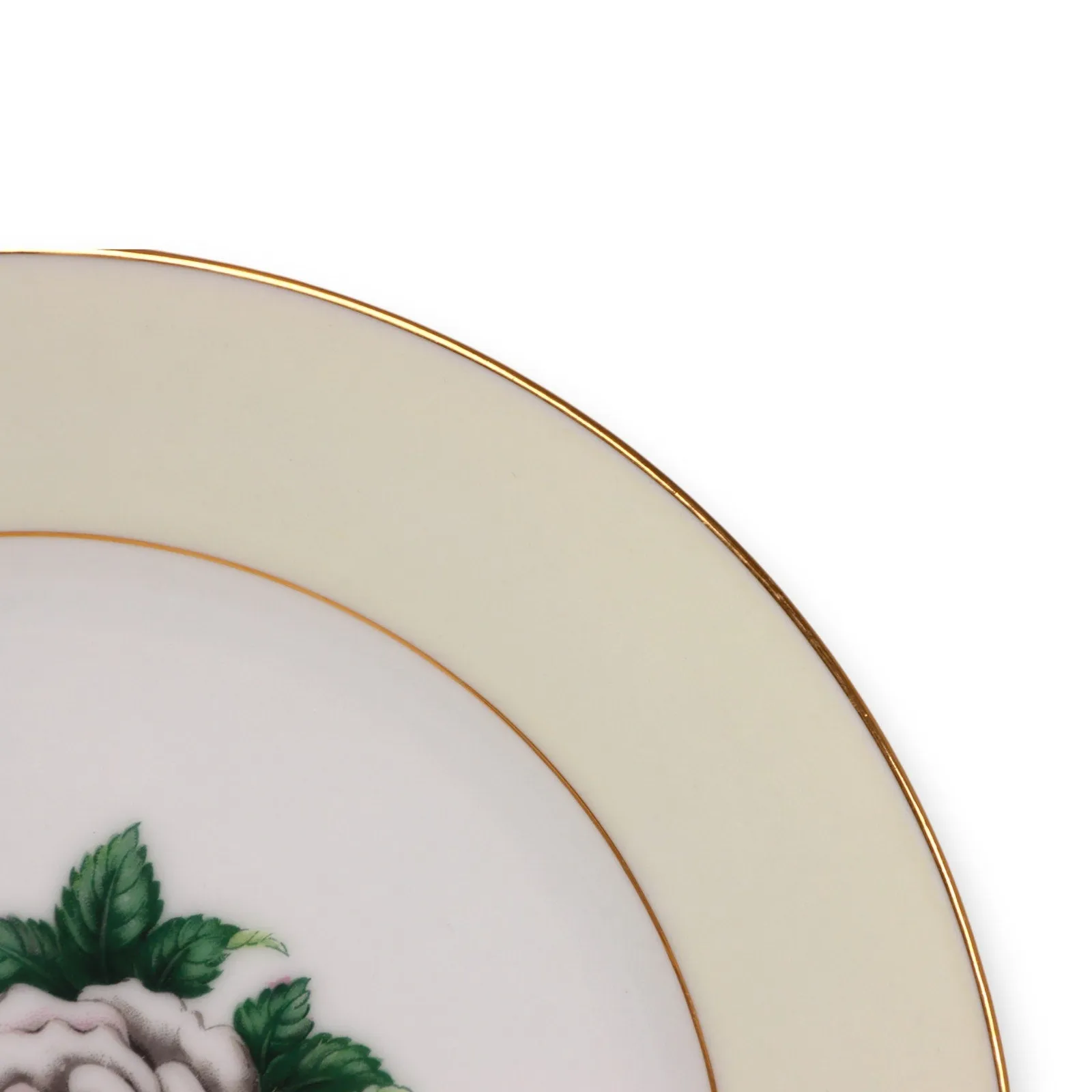 Kings Court China White Rose Salad Plate 7 1/2" Vintage 1960's