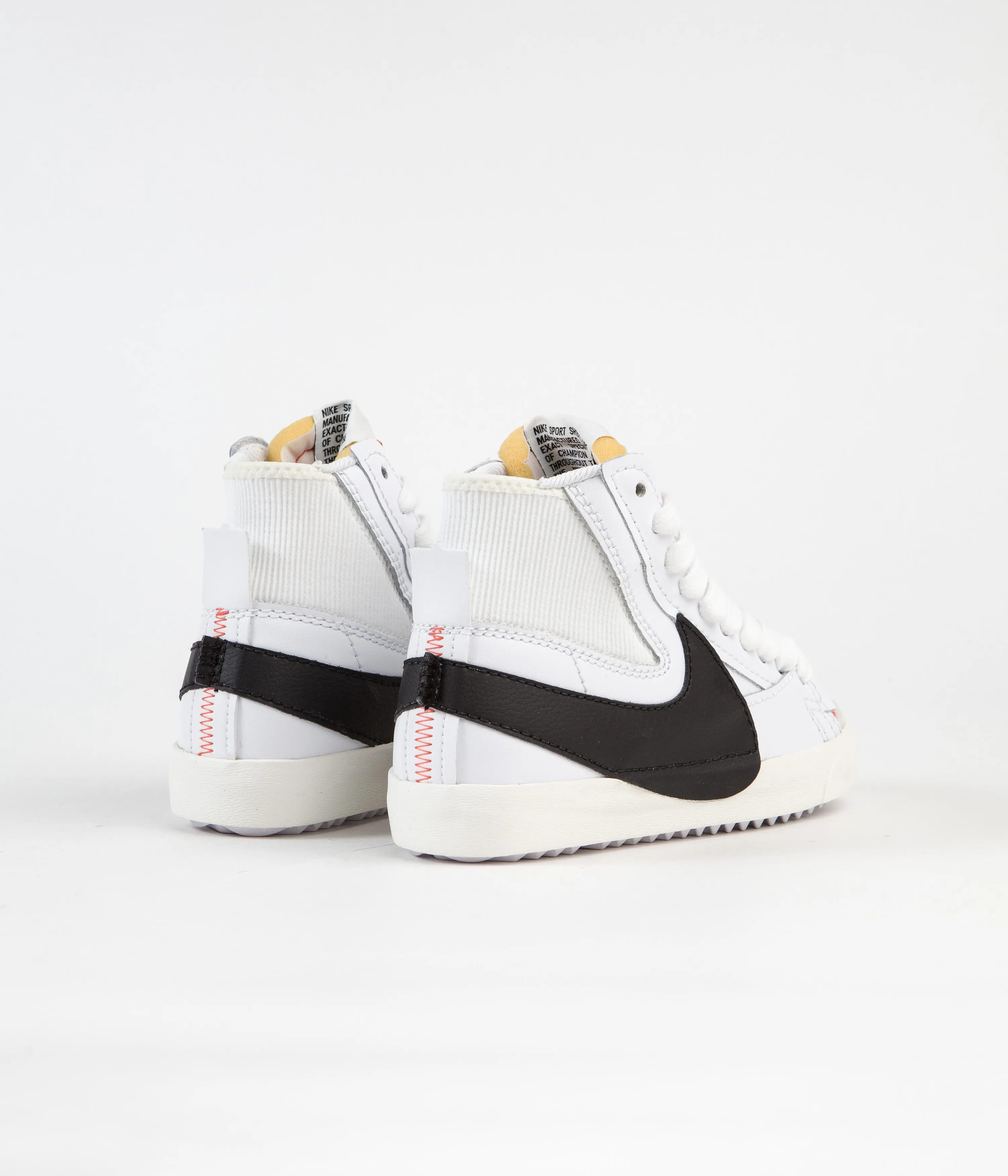 Nike Womens Blazer Mid '77 Jumbo Shoes - White / Black - White - Sail
