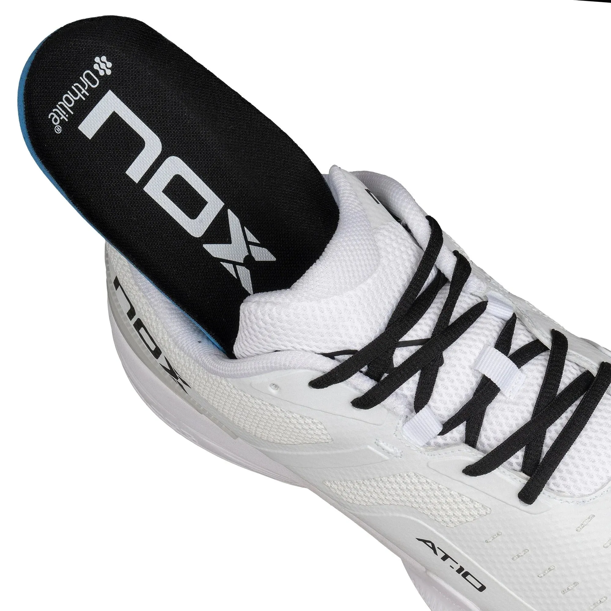 Nox AT10 Pro White Padel Shoes
