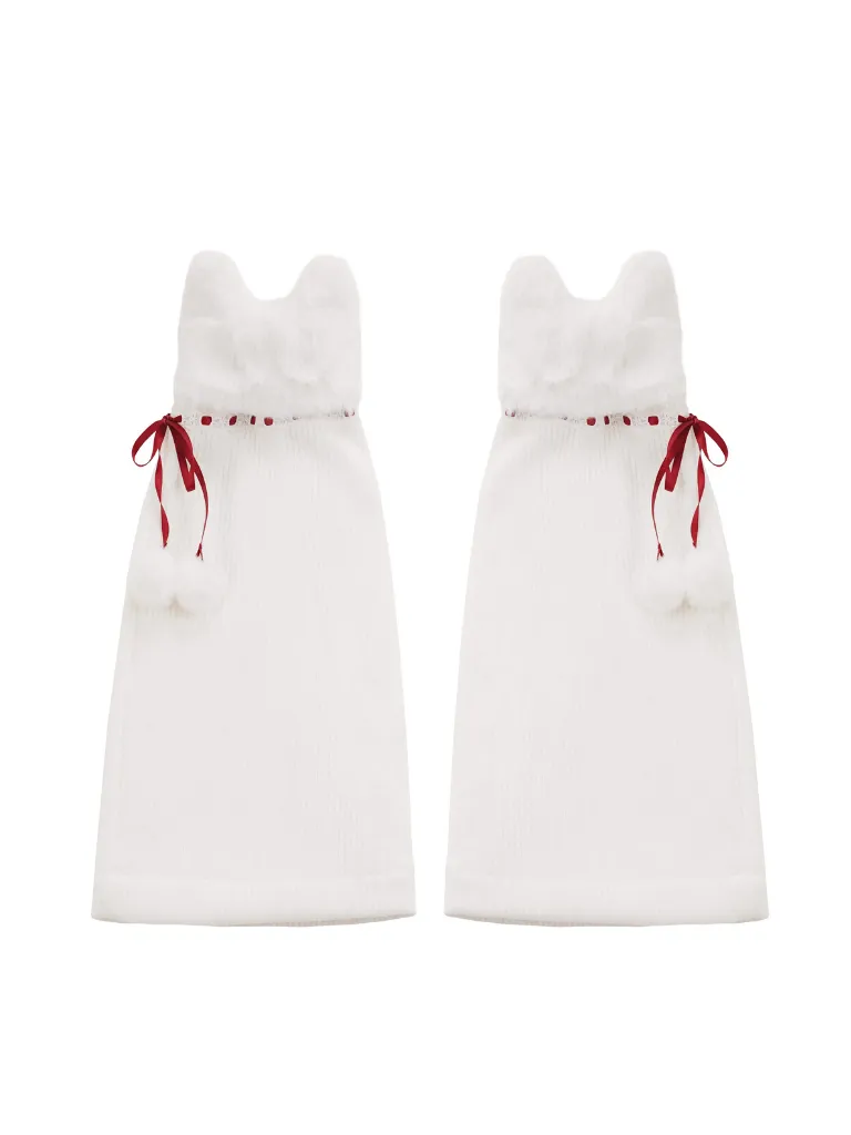 Nyar Story Court Mantoner Leg Warmer   Off -Shoulder Dress