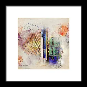 Painting Toronto- Commerce Court East - Framed Print