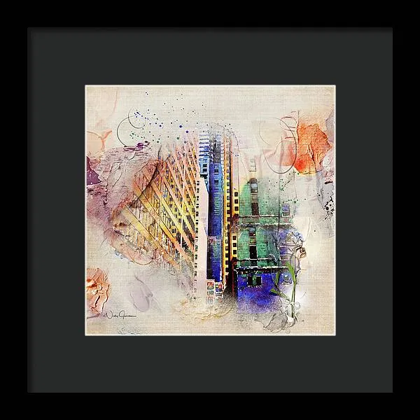 Painting Toronto- Commerce Court East - Framed Print