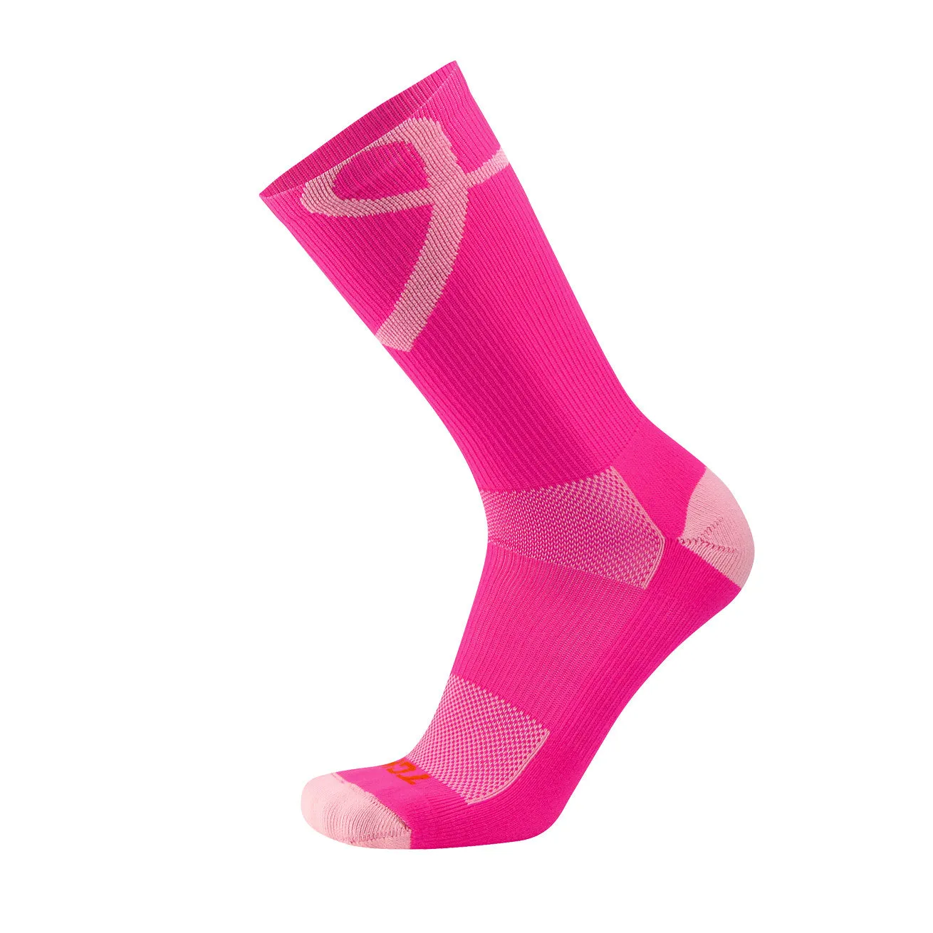 Pink Ribbon - Breast Cancer Awareness Crew Socks (LBCC3)