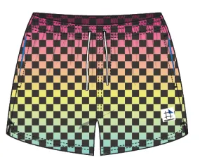 Rainbow Gradient Men's Volley Short