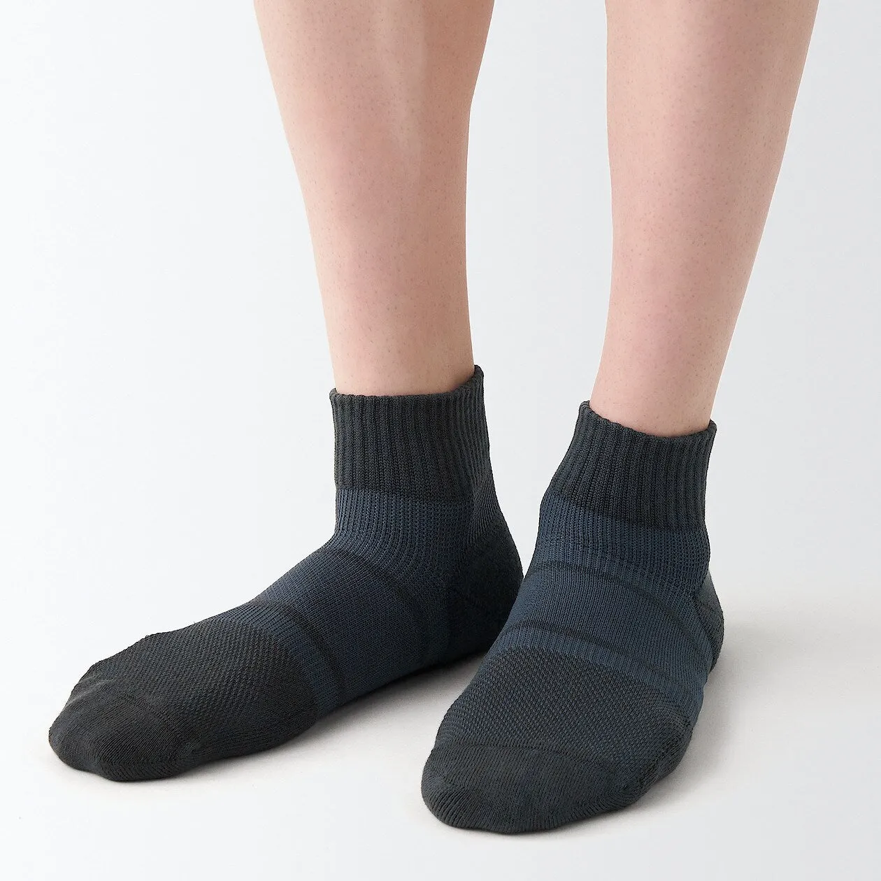 Right Angle Arch Support Short Socks - 2 Pack