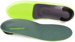 Superfeet Everyday Pain Relief Insoles | Customizable Heel Stability and Professional-Grade Orthotic Support Inserts | Color Green
