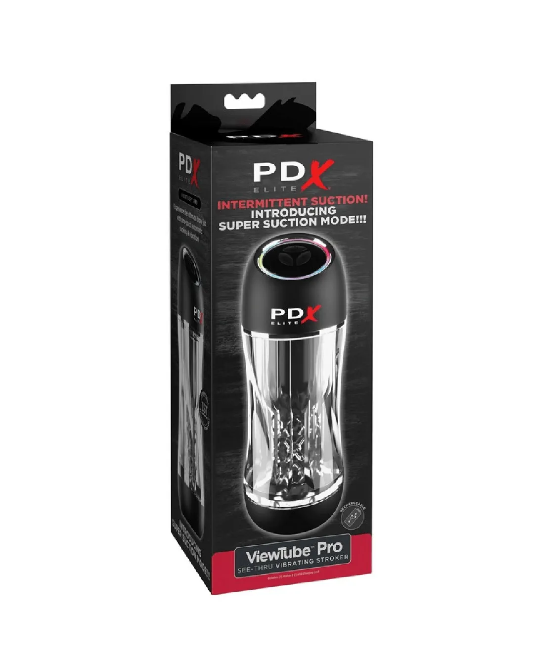 ViewTube Pro Stroker See Through Automatic Suction Masturbator