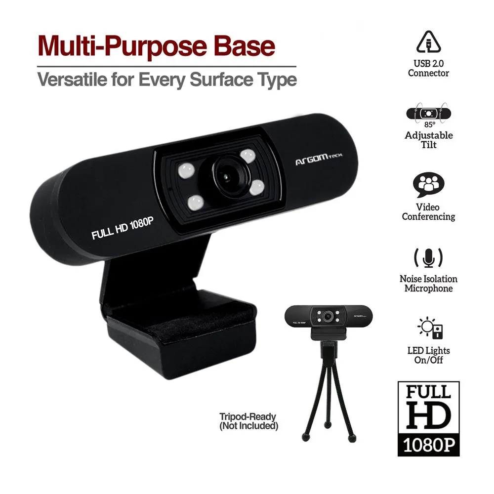 WEB CAM FULL HD 1080P WITH MICROPHONE & LEDS CAM50