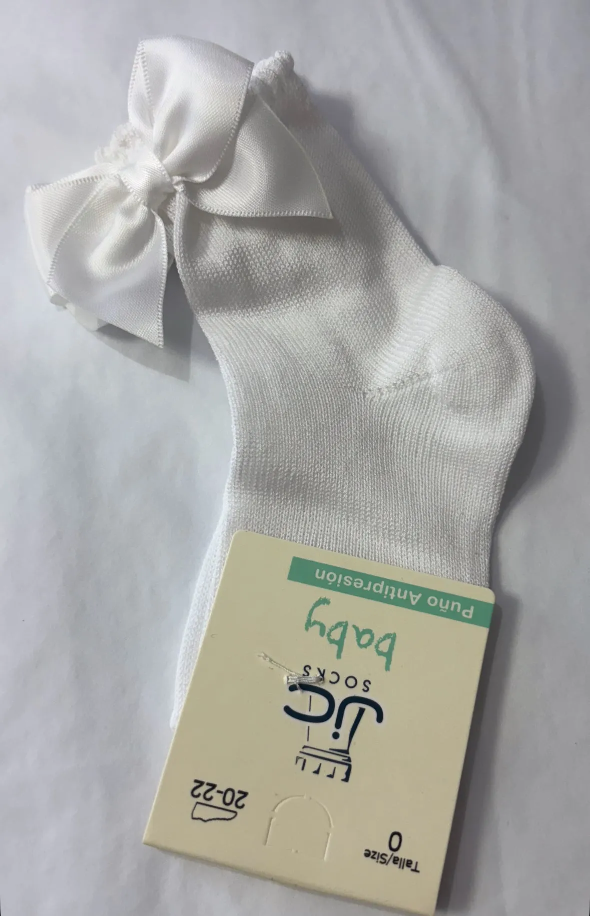 White JC Socks 30946