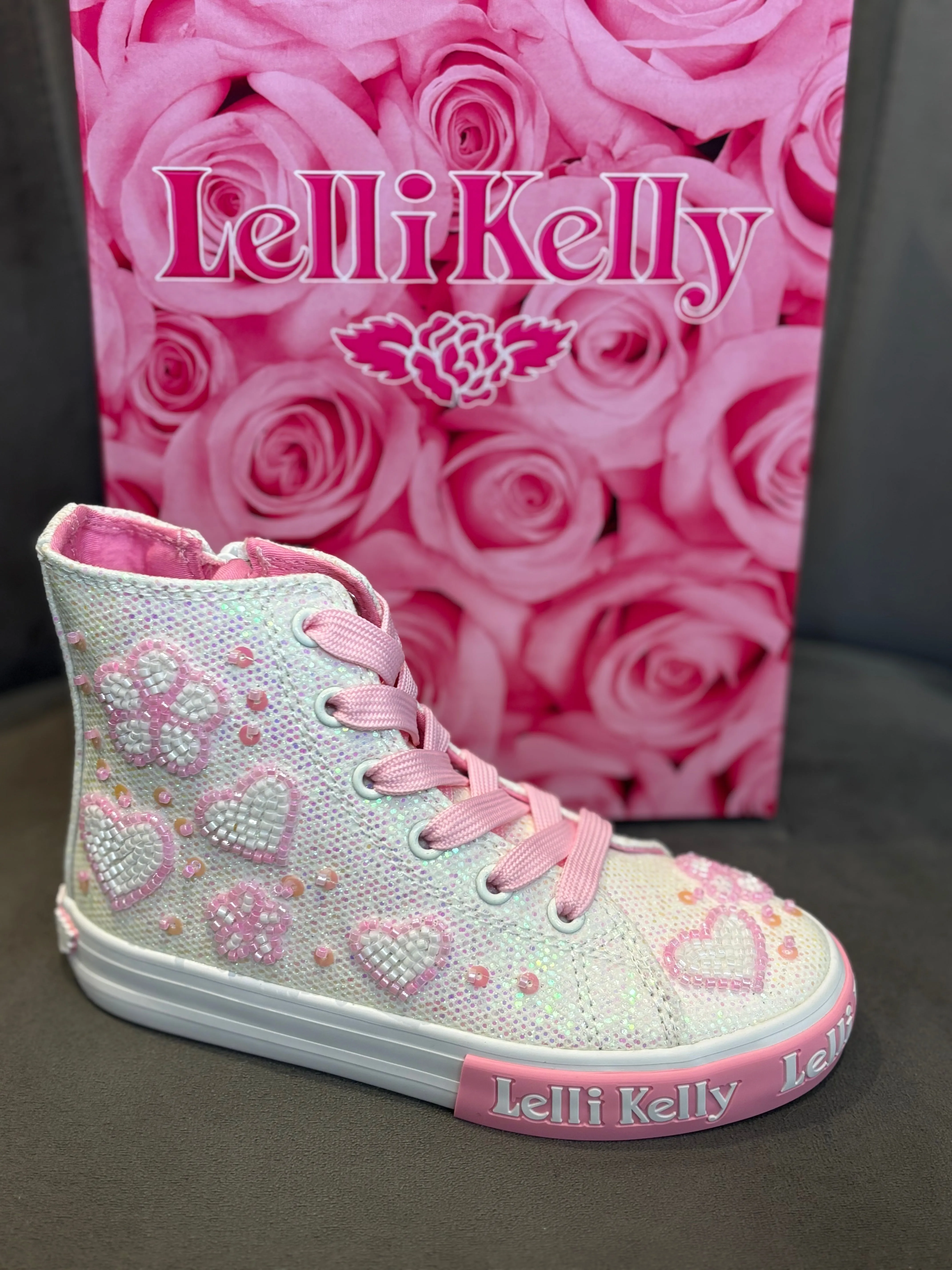 White Lelli Kelly Cressida High Top LK4923