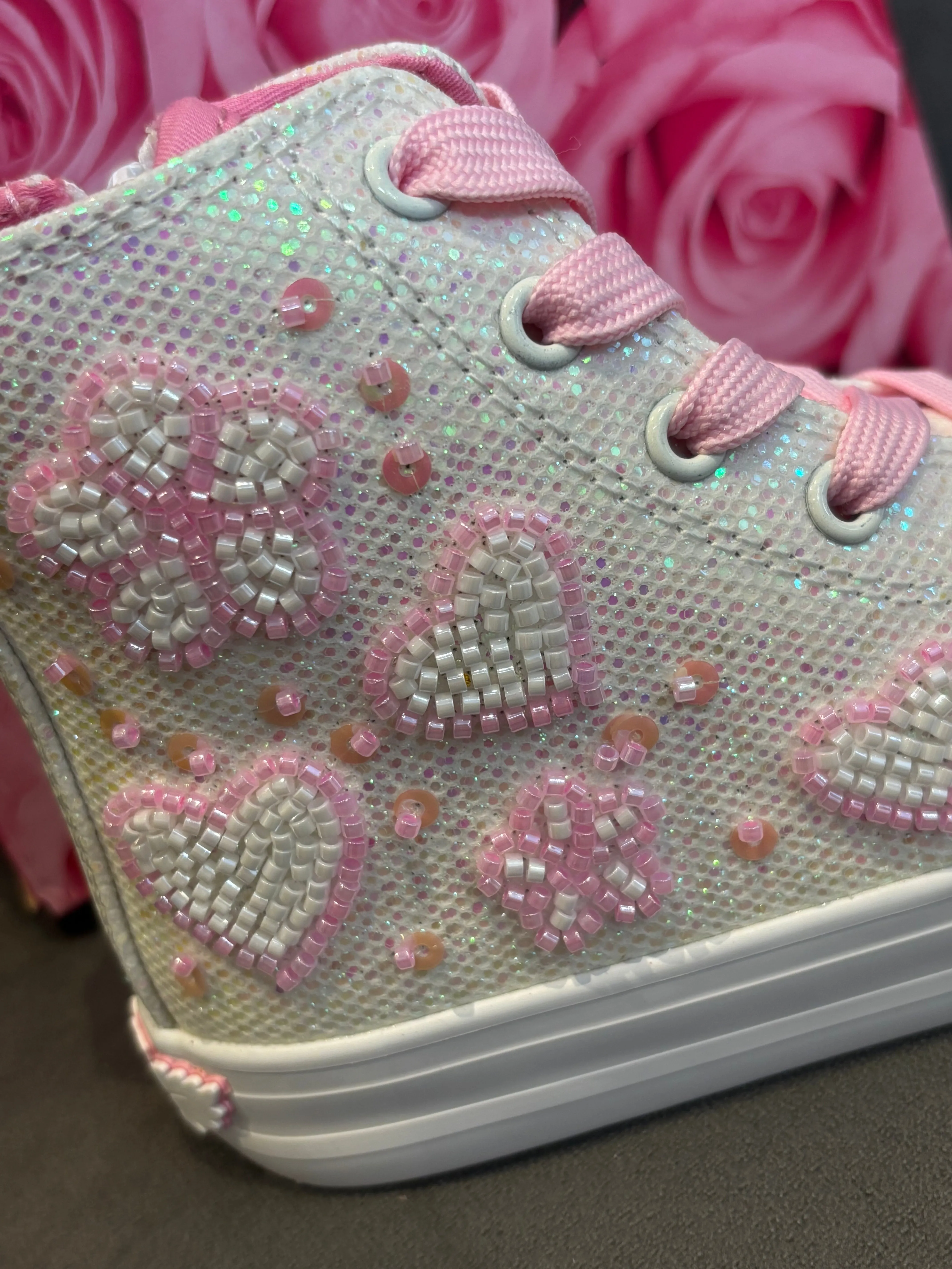 White Lelli Kelly Cressida High Top LK4923